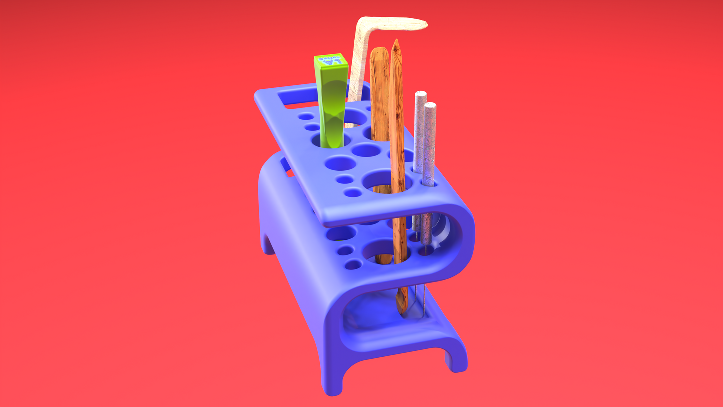 Potter’s Dock: Nice Tool Holder and Storage