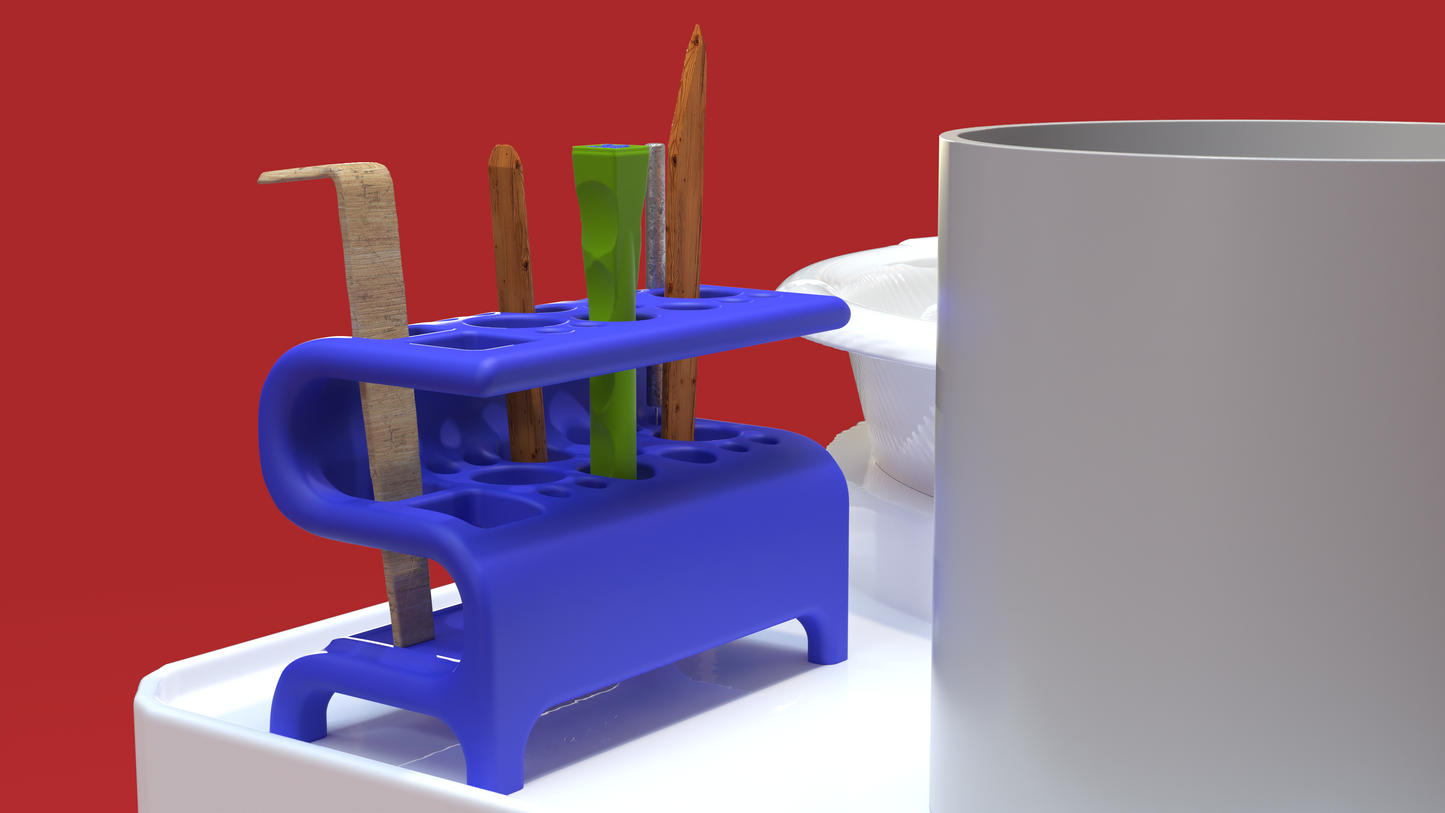 Potter’s Dock: Nice Tool Holder and Storage